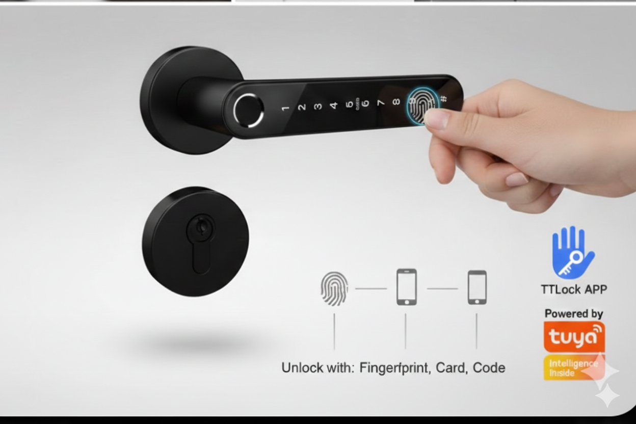 Inteligentna klamka Keyflow N33 - obrazek 3